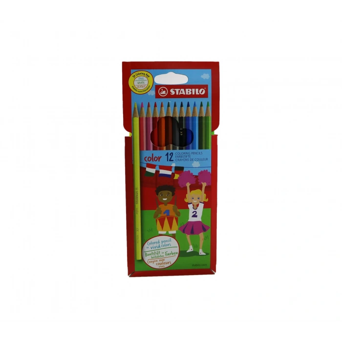 STABILO 1912/77-01 12 RENK KURU BOYA HARTUNG