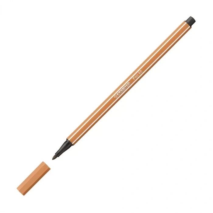 Stabilo 68 Pen Keçe Uçlu Kalem 89 Koyu Kahve