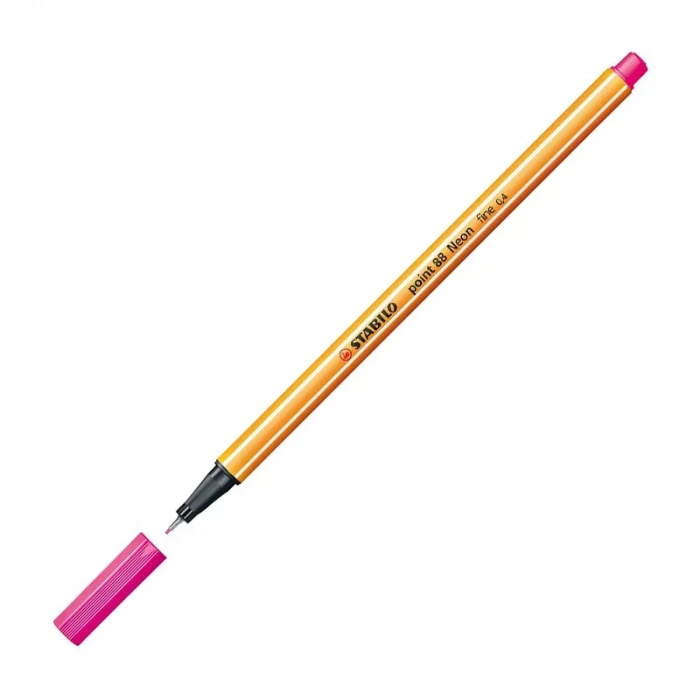 Stabilo 88 Point Fineliner Keçe Uçlu Kalem 0.4mm 056 Floresan Pembe