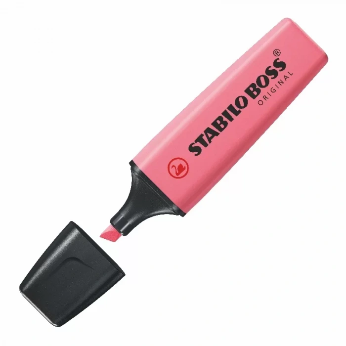 STABILO BOSS FOSFORLU KALEM PASTEL GÜLPEMBE 70/150