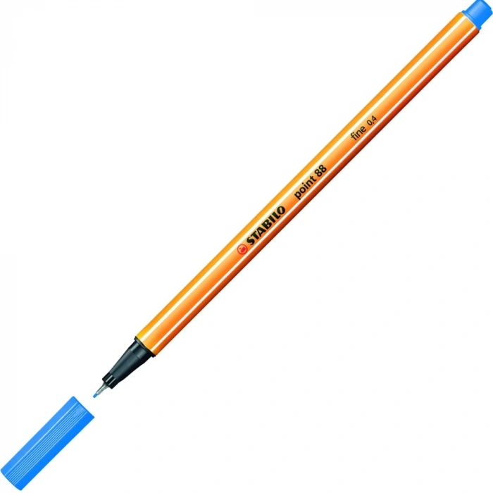 Stabilo Keçe Uçlu İnce Kalem 88 Point 0.4 MM Koyu Mavi 88/32