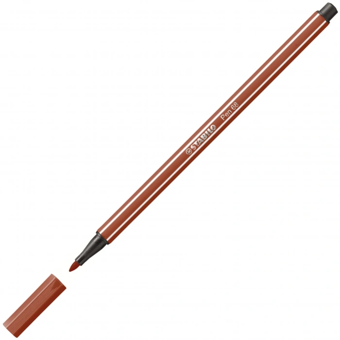 Stabilo Pen 68 Kalın Uçlu Keçeli Kalem 38 Kan Kırmızısı