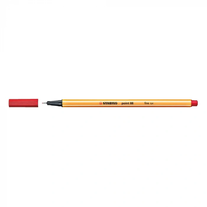 Stabilo Point 88 Keçeli Kalem 0.4 mm Kırmızı