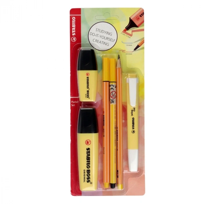 Stabilo Tek Renk Pastel Set 6lı Sarı