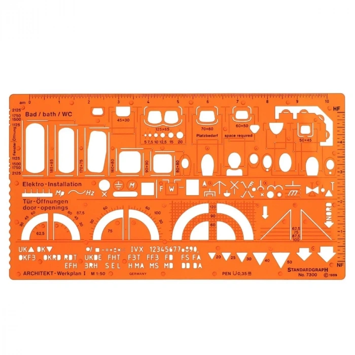 Standardgraph Mimari Şablon - 1 - 1/50