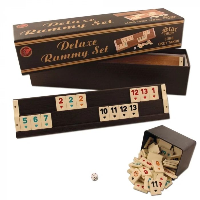 Star Deluxe Ahşap Okey Takımı