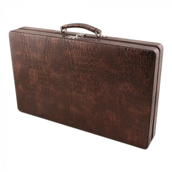 Star Deri Çanta Tavla Takımı Büyük Boy