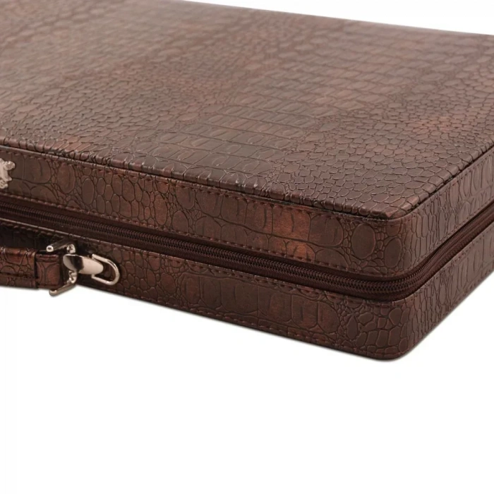 Star Deri Çanta Tavla Takımı Büyük Boy