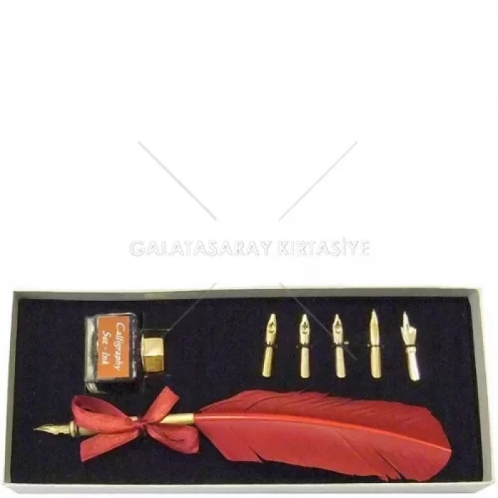 Steelpen Kaligrafi Seti Cs-0210 (kırmızı)