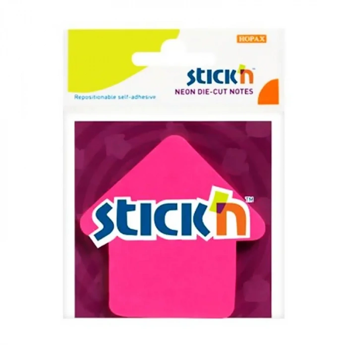 STİCKN 21181 YAPIŞKANLI OK NOT KAĞIDI 70x70 50 YAPRAK PEMBE