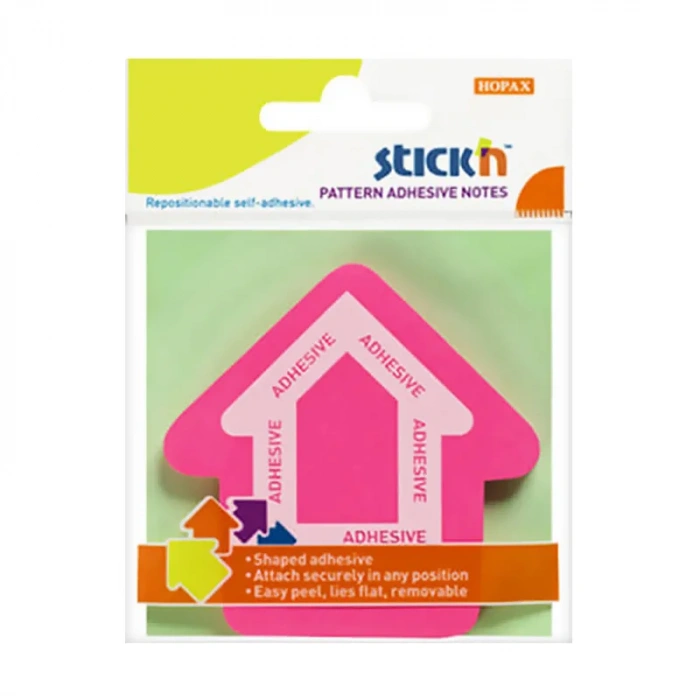 STİCKN 21542 YAPIŞKANLI OK NOT KAĞIDI 70x70 50 YAPRAK PEMBE