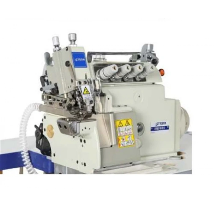 Stron Sf798ext-4d/ep 4 İplik Otomatik Yaka Ve Ribana Takma Overlok Makinesi