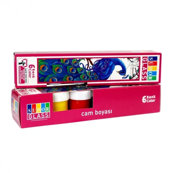 Südor Cam Boya Seti Su Bazlı 6x20ml