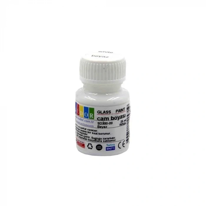Südor Cam Boyası Beyaz Tek Renk