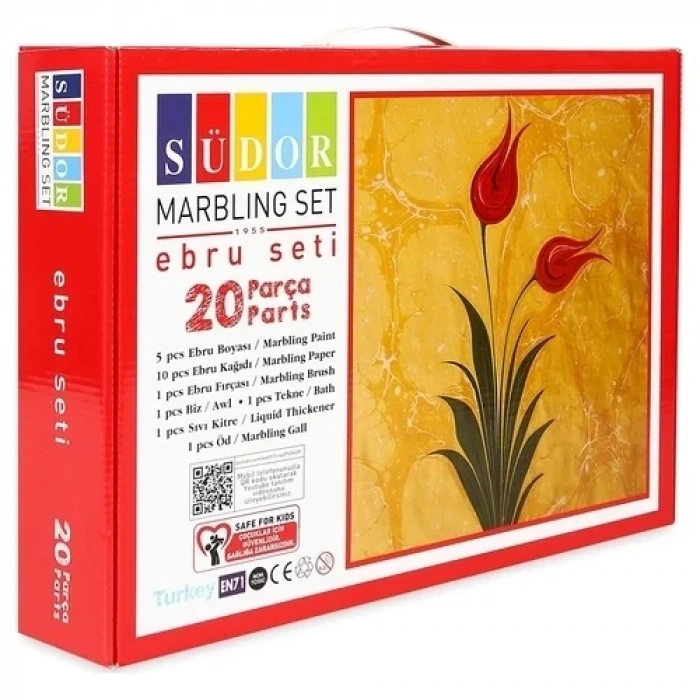 SÜDOR EBRU BOYASI SETİ A4 SD-85A4