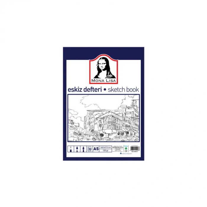 Südor Eskiz Defteri A5 120 gr 50 Yaprak