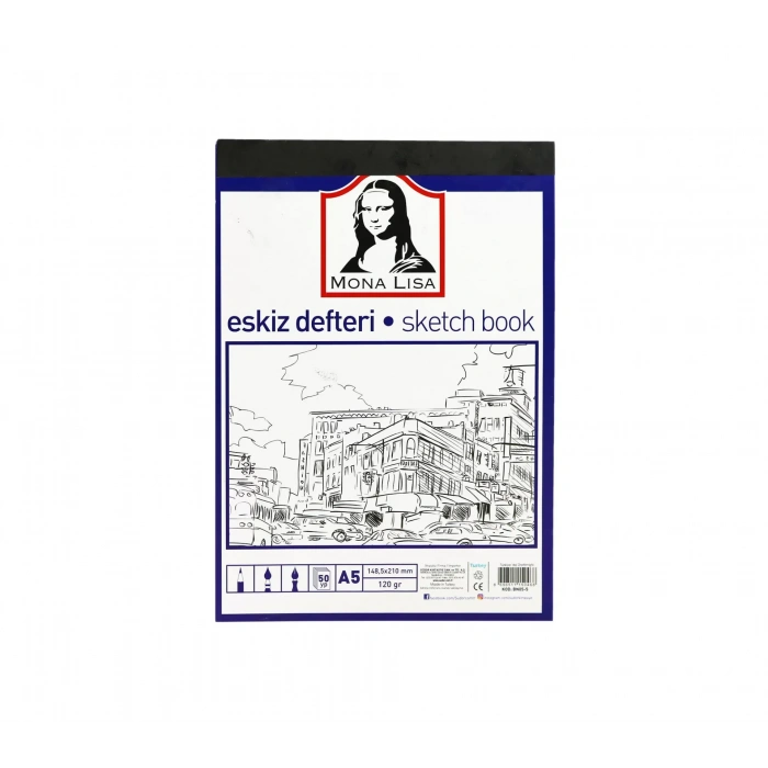 SÜDOR ESKİZ DEFTERİ A5 120 gr 50 YP BN05-5