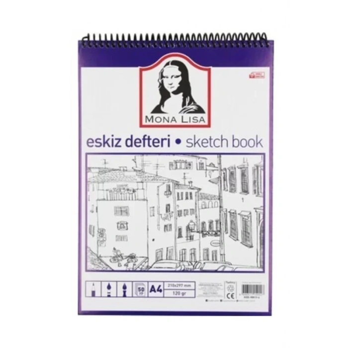 SÜDOR MN13-4 ESKİZ DEFTERİ A4 50 YAPRAK 120gr