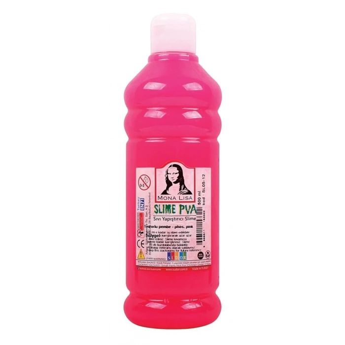 Südor Mona Lisa Slime Jeli 500 ml. FOSFORLU PEMBE