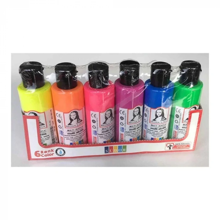 Südor Multi Akrilik Fosforlu Set 6x70 Ml Sd1006f