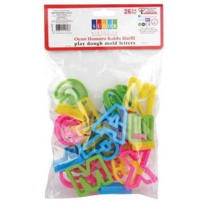 Südor Oyun Hamuru Kalıbı Harfli 26lı