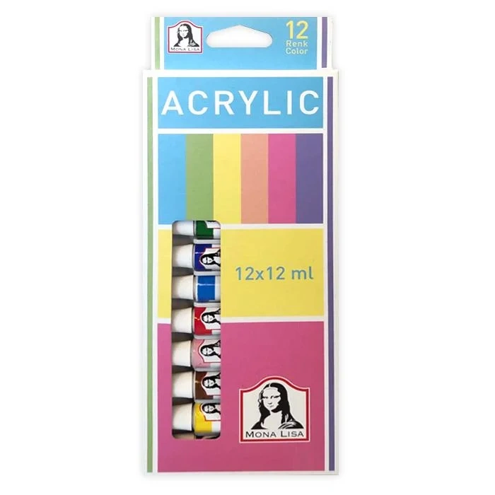 SÜDOR SD125 AKRİLİK BOYA 12 RENKx12ml