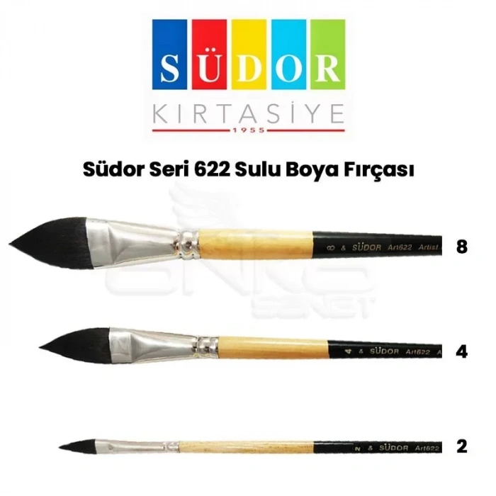 Südor Seri 622 Sulu Boya Fırçası
