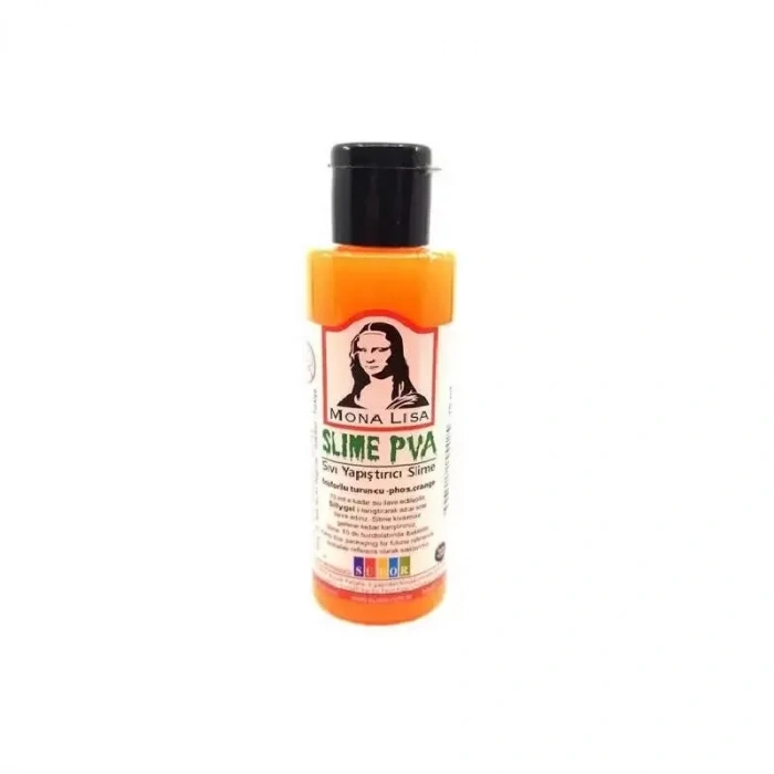 Südor Sl01-15 Mona Lisa Sıvı Yapıştırıcı Slime Fosforlu Turuncu 70ml