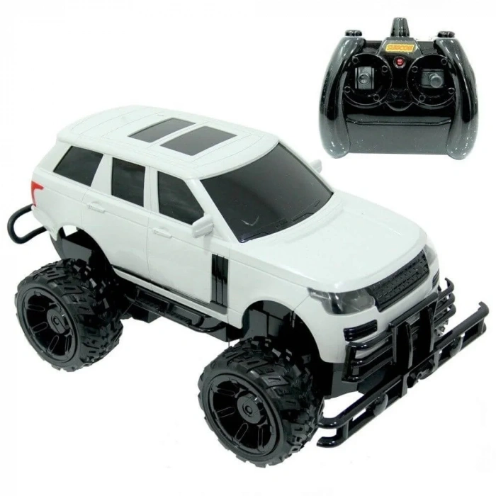 Sunman Oyuncak Işıklı Uzaktan Kumandalı Big Foot Usb Şarjlı Jeep Araba  34 cm. 1:14