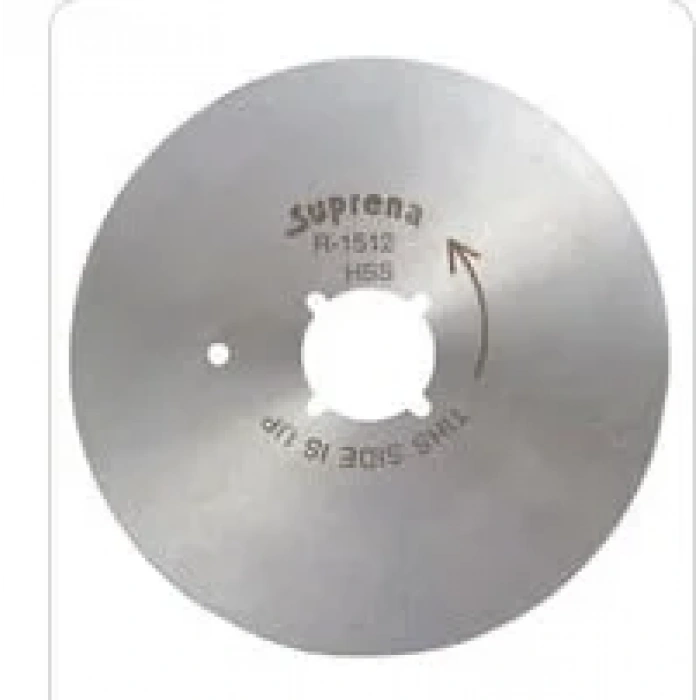 Suprena Yuvarlak Kumaş Kesim Motor Bıçak / R1512(R) HSS (KMSHSS1512)