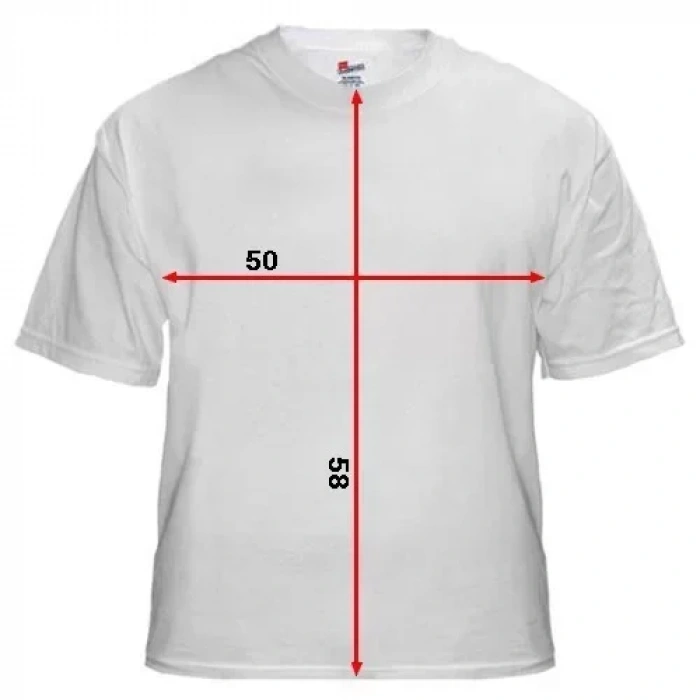 T-shirt baskı (XL Beden)