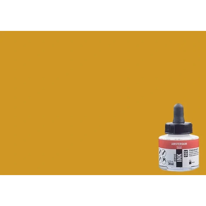 Talens Amsterdam Acrylic Ink 30ml 227 Yellow Ochre