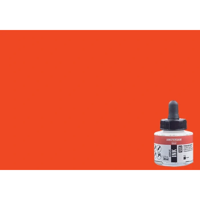 Talens Amsterdam Acrylic Ink 30ml 257 Reflex Orange