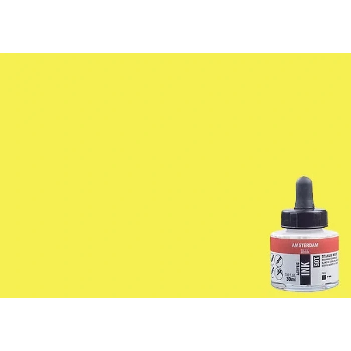 Talens Amsterdam Acrylic Ink 30ml 267 Azo Yellow Lemon