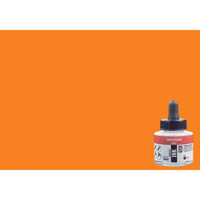 Talens Amsterdam Acrylic Ink 30ml 276 Azo Orange