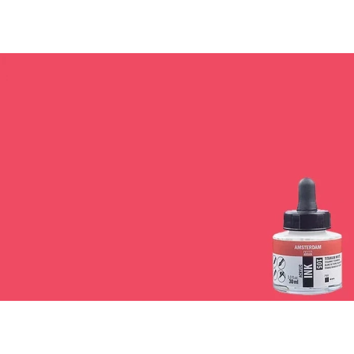 Talens Amsterdam Acrylic Ink 30ml 384 Reflex Rose