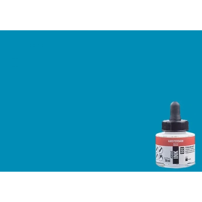 Talens Amsterdam Acrylic Ink 30ml 564 Brilliant Blue