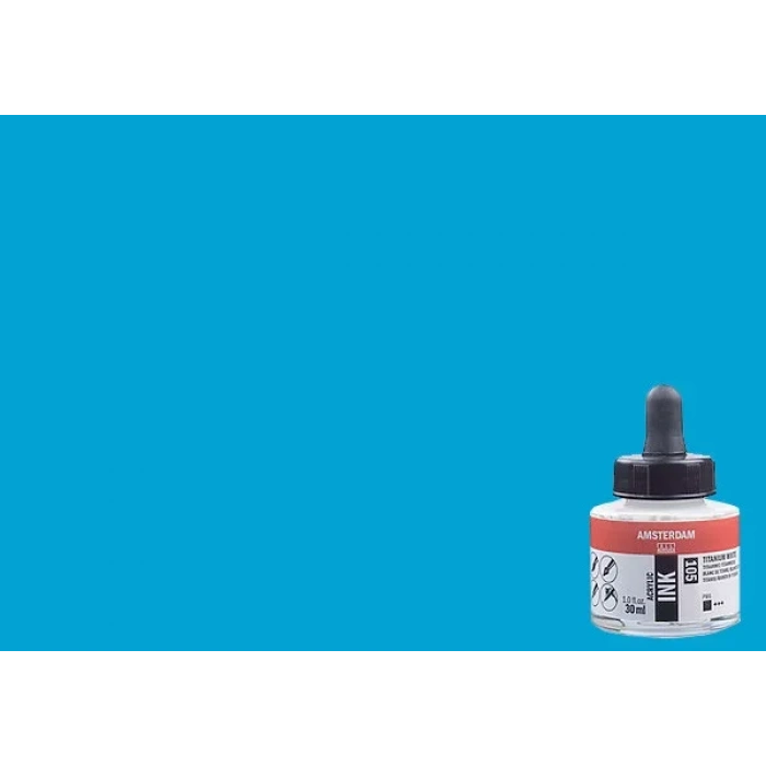 Talens Amsterdam Acrylic Ink 30ml 572 Primary Cyan