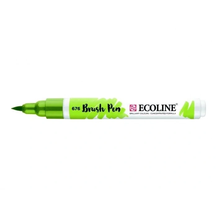 Talens Ecoline Brush Pen Fırça Uçlu Kalem 676 Grass Green