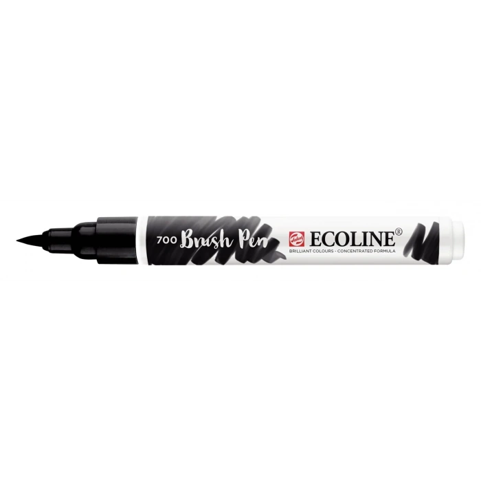 Talens Ecoline Brush Pen Fırça Uçlu Kalem 700 Black
