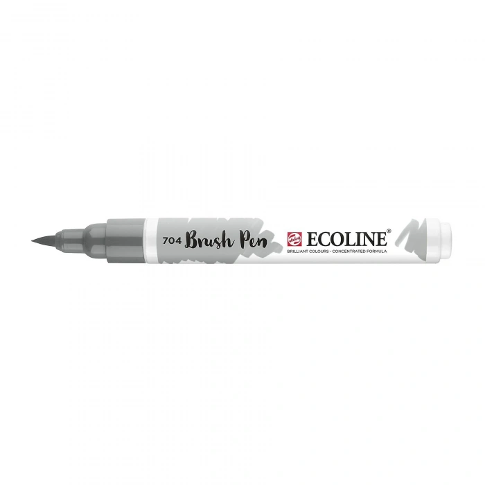 Talens Ecoline Brush Pen Fırça Uçlu Kalem 704 Grey