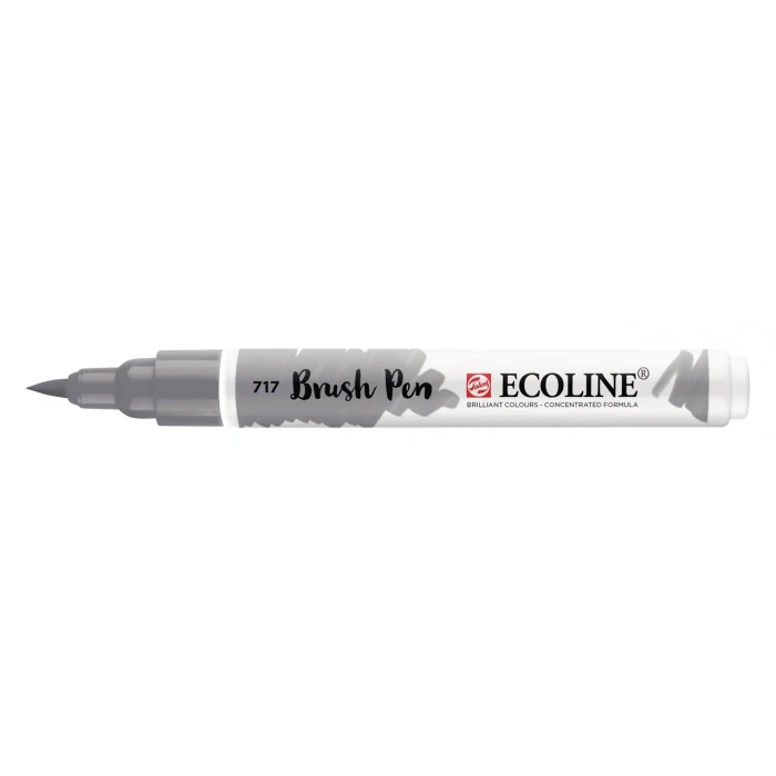 Talens Ecoline Brush Pen Fırça Uçlu Kalem 717 Cold Grey