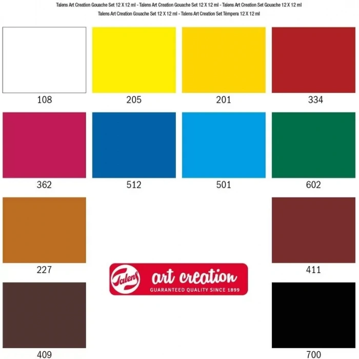 Talens Guaj Boya Seti 12 Renkx12ml (rt9021612m)