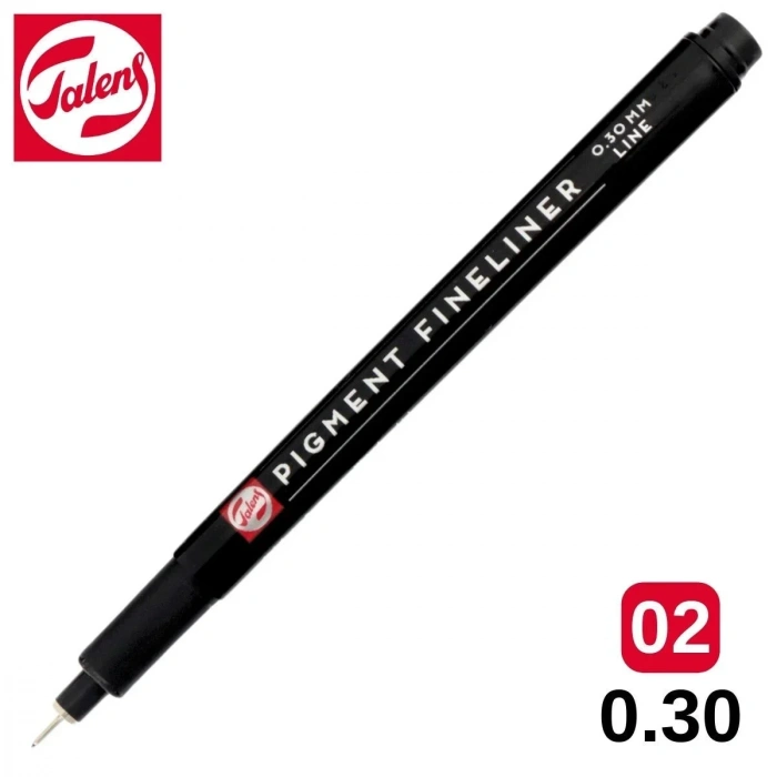 Talens Pigment Fineliner Teknik Çizim Kalemi 02 (0.30mm)