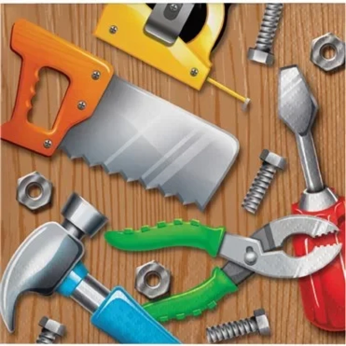 Tamirci Partisi 16 Lı Küçük Peçete