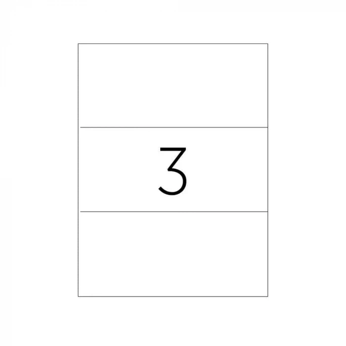 Tanex Laser Etiket Kod 2003 210mm x 99mm