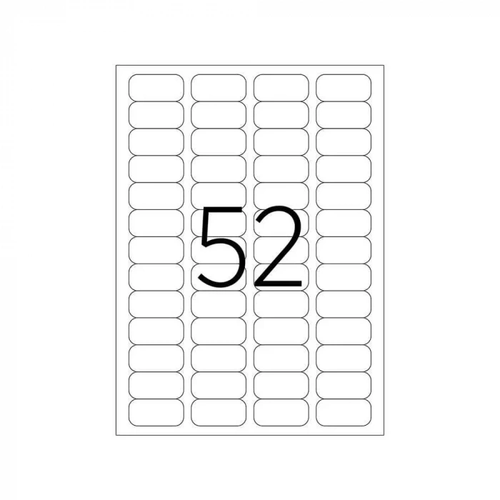 Tanex Laser Etiket Kod 2052 46.4mm X 21,2mm