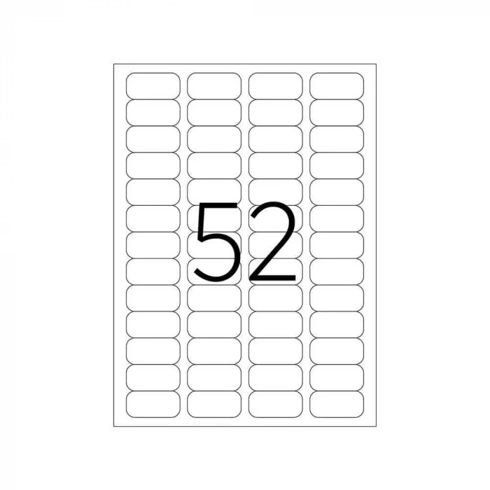 Tanex Laser Etiket Kod 2052 46.4mm X 21,2mm