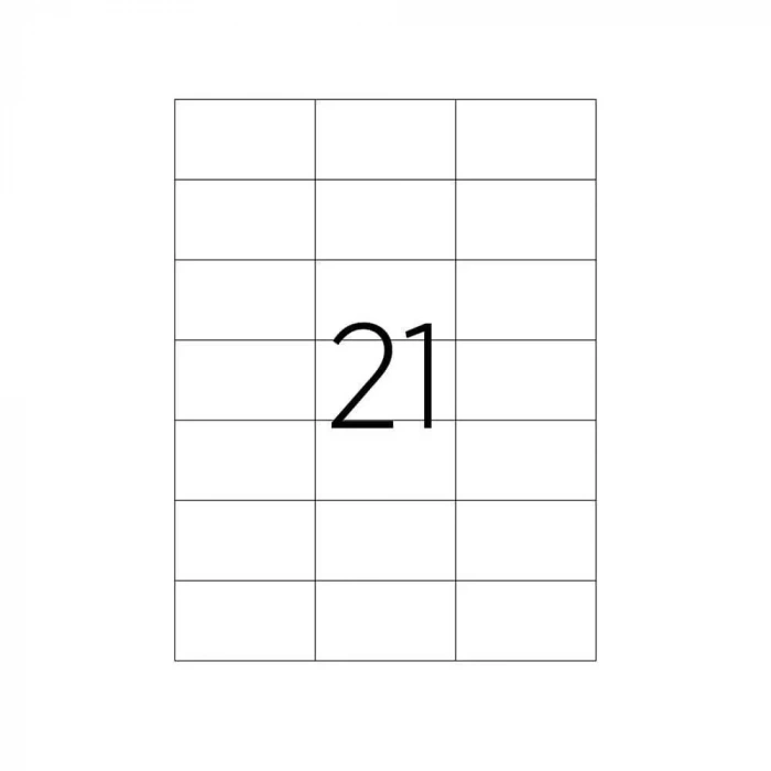 Tanex Laser Etiket Kod 2124 70mm X 42.43mm