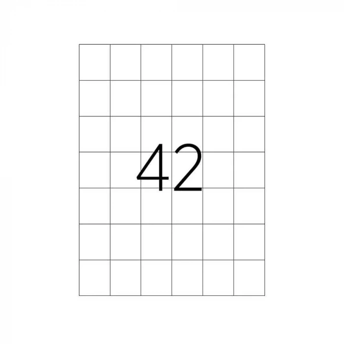 Tanex Laser Etiket Kod 2154 X 35mm x 42,43mm